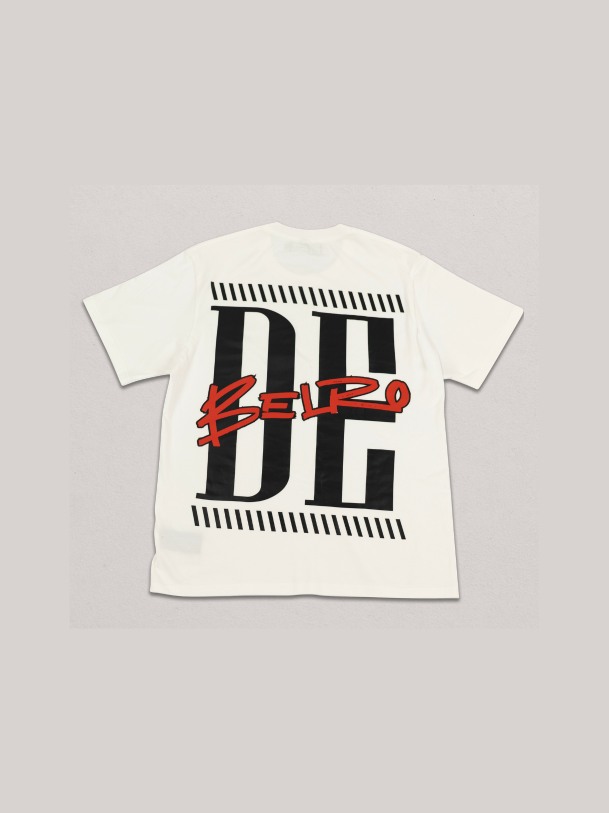 De’Belro Statement Logo Tee – White